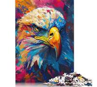 Puzzles pour Adultes 1000 pièces Puzzle Aigle Expressif Puzzle pour Adultes Jeu Stimulant 1000 pièces (38x26cm)