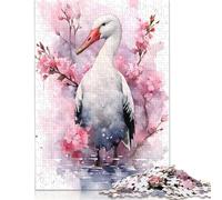 Puzzles pour Adultes 1000 pièces Puzzle Albatros Cherry Blossom Puzzle Interagissant avec Les Membres de la Famille 1000 pièces (38 x 26 cm)