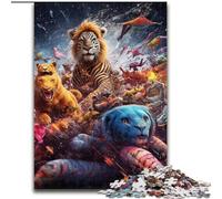 Puzzles pour Adultes 1000 pièces, Puzzle Animalier, Jeu interactif Familial, idéal pour Les Adolescents, Cadeau Casse-tête (Taille : 50x75cm)