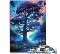 Puzzles pour Adultes 1000 pièces Puzzle Arbre sacré coloré Jeux éducatifs 26x38cm Améliorer l'amour Entre Les Couples pour Les Adolescents de 14 Ans et Plus