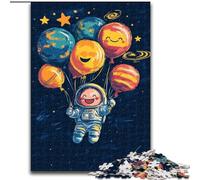 Puzzles pour Adultes 1000 pièces Puzzle Ballon Astronaute, Jouet éducatif idéal comme Cadeau pour Toute la Famille à partir de 14 Ans (Taille 50x75cm)