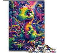 Puzzles pour Adultes 1000 pièces Puzzle bébé Dinosaure Parfait pour s'amuser en Famille à Noël, Thanksgiving, Les Anniversaires et Pâques 50X75CM