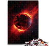 Puzzles pour Adultes 1000 pièces Puzzle Blood Moon Jouets Jeux éducatifs Soulagement du Stress Convient pour la décoration de Bureau 50x75cm