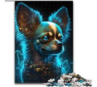 Puzzles pour Adultes, 1000 pièces, Puzzle Chien Chihuahua, pour Les Adolescents, Les Couples et Les Amis pour Les Anniversaires, Noël (Taille : 50x75cm)
