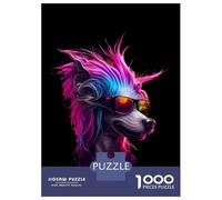 Puzzles pour Adultes, 1000 Pièces Puzzle Chinois Crested pour Adultes, Jouet, Décoration Murale, Difficile, sophistiqué, Cadeau pour les amis et la Famille 52 x 38 cm/1000 pièces