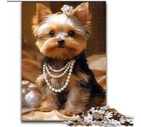 Puzzles pour Adultes 1000 pièces Puzzle Chiot choyé Fabriqué en Carton, Cadeau Parfait pour Les Anniversaires, Noël, Halloween, Thanksgiving, Pâques 1000 pièces(26x38cm)