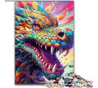 Puzzles pour Adultes, 1000 pièces, Puzzle d'art Dragons Volants pour s'amuser en Famille, Parfait pour Les Vacances, soirées de Jeux interactives (Taille : 26x38cm)