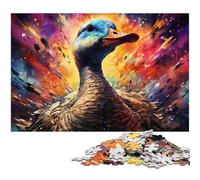 Puzzles pour Adultes 1000 pièces Puzzle de Canard Mignon coloré découpé avec précision idéal comme Cadeau pour Toute la Famille 1000 pièces (38 x 26 cm)
