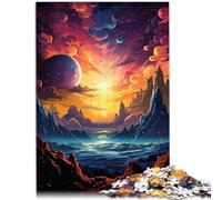 Puzzles pour Adultes 1000 pièces Puzzle éducatif d'apprentissage de l'univers 26x38cm Offre des Cadeaux pour Toute la Famille