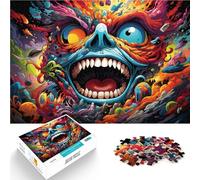 Puzzles pour Adultes 1000 pièces Puzzle éducatif d'apprentissage des démons 26x38cm Soulagement du Stress Staycation Tuez Le Temps pour Les 14 Ans et Plus