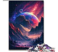 Puzzles pour Adultes 1000 pièces, Puzzle en Bois représentant Un Sommet de Montagne Mystique, Un Casse-tête Stimulant pour Les Adolescents et Les familles 1000 pièces(50x75cm)