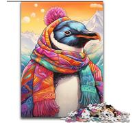 Puzzles pour Adultes, 1000 pièces, Puzzle en Carton Art Penguin, Casse-tête Stimulant pour Adolescents, Divertissement en Famille, Cadeau de décoration d'intérieur DIY (Taille 26x38cm)