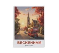 Puzzles pour Adultes 1000 Pièces Puzzle en Papier，Beckenham, Bromley，Impossible Puzzle Brain Challenge ， Convient pour La Décoration De La Maison（50x70cm）-GX86