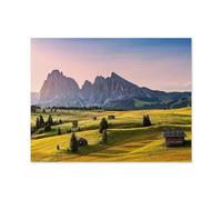 Puzzles pour Adultes 1000 Pièces Puzzle en Papier，Dolomites, Tyrol du Sud，Impossible Puzzle Brain Challenge ， Convient pour La Décoration De La Maison（38x26cm）-B9