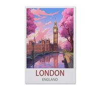 Puzzles pour Adultes 1000 Pièces Puzzle en Papier,Londres Angleterre,Impossible Puzzle Brain Challenge , Convient pour La Décoration De La Maison(50x70cm)-AB56