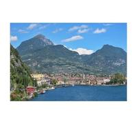 Puzzles pour Adultes 1000 Pièces Puzzle en Papier，Vue sur Riva Del Garda，Impossible Puzzle Brain Challenge ， Convient pour La Décoration De La Maison（38x26cm）-AL43