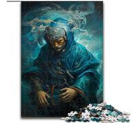 Puzzles pour Adultes 1000 pièces, Puzzle épique Arabe, Mage de l'eau, Jeu décoratif Stimulant pour Le Cerveau, Jouet interactif Familial (Taille : 50x75cm)