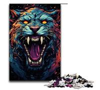Puzzles pour Adultes 1000 pièces Puzzle Familial coloré Bêtes de la Jungle Excellent Cadeau pour Les Adolescents de 14 Ans et Plus 75x50cm