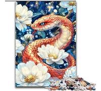 Puzzles pour Adultes 1000 pièces Puzzle Flamingo, pour Les 14 Ans et Plus pour Un Jeu éducatif Défi Jouet Cadeau pour Les Anniversaires (Taille 26x38cm)