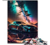 Puzzles pour Adultes 1000 pièces Puzzle Galaxy Sports Car en Carton, Casse-tête Stimulant pour Les Adolescents et Les familles 1000 pièces(26x38cm)