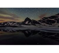 Puzzles pour Adultes 1000 pièces Puzzle Impossible Jeux éducatifs Paysage Naturel, Nuages, Bulgarie, Parc National de Rila, Montagnes de Rila, lac 26x38CM