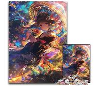 Puzzles pour Adultes 1000 pièces Puzzle Japonais Anime Girl Puzzles en Bois Soulagement du Stress Staycation Kill Time, Une œuvre d'art pour et 14 Ans 50X75CM