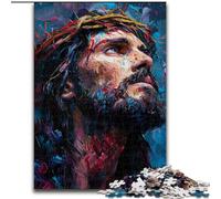 Puzzles pour Adultes, 1000 pièces, Puzzle Jésus, Un Art DIY Stimulant pour Les passionnés, pour se détendre (Taille 26x38cm)
