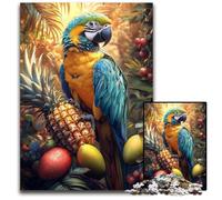 Puzzles pour Adultes 1000 pièces Puzzle Jungle Perroquet Puzzle Jouets éducatifs d'apprentissage, est idéal comme Cadeau pour Toute la Famille à partir de 14 Ans 26X38CM