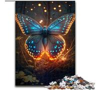Puzzles pour Adultes, 1000 pièces, Puzzle Magique en Bois, Motif Papillon, Divertissement Relaxant, Cadeau de Noël idéal et décoration d'intérieur, 1000 pièces(50x75cm)