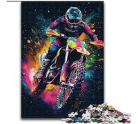 Puzzles pour Adultes 1000 pièces Puzzle Moto, Jeu intellectuel pour renforcer l'amour Entre Couples à partir de 14 Ans (Taille 50x75cm)