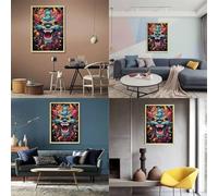 Puzzles pour Adultes 1000 pièces Puzzle Mystérieux Peinture Bête Puzzle pour Adultes Adolescents Puzzles en Bois Jeux de Famille Cadeaux d'anniversaire de Noël 1000 pièces (75 x 50 cm)