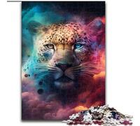 Puzzles pour Adultes 1000 pièces Puzzle Nébuleuse Léopard 1000 pièces Puzzle pour Adolescents Jeux éducatifs Cadeaux (Taille 50x75cm)