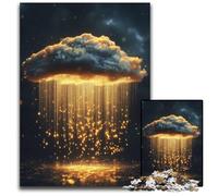 Puzzles pour Adultes 1000 pièces Puzzle Nuages Dorés Puzzle Éducatif, Offrez des Cadeaux à Toute la Famille dès 14 Ans 50x75cm