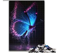 Puzzles pour Adultes 1000 pièces Puzzle Papillon en Carton, Parfait pour Halloween, Noël, Cadeau d'anniversaire 1000 pièces(26x38cm)