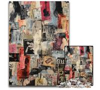 Puzzles pour Adultes 1000 pièces Puzzle Paris Collage Puzzles en Carton Jeux éducatifs, avec Affiche et fiche de Questions-réponses pour Les 14 Ans et Plus 26x38cm