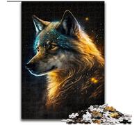 Puzzles pour Adultes 1000 pièces Puzzle pervers doré en Carton, pour Les Anniversaires, Les Vacances, Les décorations de fête Spatiale 1000 pièces(26x38cm)