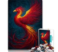 Puzzles pour Adultes 1000 pièces Puzzle Phoenix, Jeu Stimulant et Jeu Familial, pour la décoration de la Maison pour et 14 Ans 38x26cm