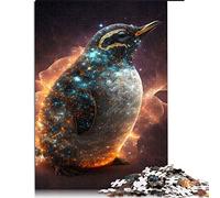 Puzzles pour Adultes 1000 Pièces Puzzle Pingouin Animal Puzzle en Bois Décoration Familiale （Taille 50x75cm）