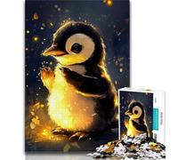 Puzzles pour Adultes 1000 pièces Puzzle Pingouin Étoile, Aidez Le Cerveau à exercer des Jouets addictifs pour cultiver la Patience Collection d'artistes, Beaux-Arts 38X26CM