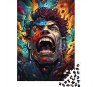 Puzzles pour Adultes 1000 pièces Puzzle psychédélique coloré Héros Puzzle Jeu éducatif Jouets Décoration familiale 1000 pièces (75 x 50 cm)