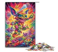 Puzzles pour Adultes 1000 pièces Puzzle psychédélique Monstres colorés Jeux éducatifs à Domicile Jouets à Faire soi même Excellent Cadeau pour Les Jeux 1000 pièces