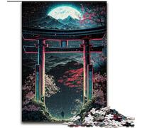 Puzzles pour Adultes 1000 pièces Puzzle Sanctuaire sous Les étoiles, pour Les 14 Ans et Plus pour Un Jeu éducatif Défi Jouet Cadeau pour Les Anniversaires (Taille 50x75cm)