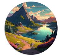 Puzzles pour Adultes 1000 pièces Puzzle sphérique du Monde Merveilleux Premium 100% Planche recyclée 67,5x67,5 cm