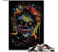 Puzzles pour Adultes 1000 pièces Puzzle Squelette Clown, pour 14+ Jeu Stimulant à Offrir à Toute la Famille et aux Amis (Taille 26x38cm)