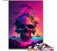 Puzzles pour Adultes 1000 pièces Puzzle Squelette d'île Activité familiale Amusante, défi cérébral, Cadeau Parfait pour Adolescent (Taille : 50x75cm)