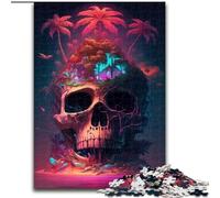 Puzzles pour Adultes 1000 pièces, Puzzle Squelette d'île, Jeu de réflexion pour Adolescents, pour Une soirée de Jeux en Famille (Taille : 26x38cm)