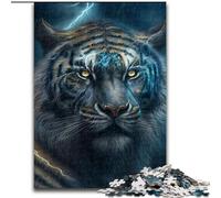 Puzzles pour Adultes 1000 pièces Puzzle Tigre Magique 1000 pièces Puzzle pour Adolescents Jeux éducatifs Cadeaux (Taille 50x75cm)
