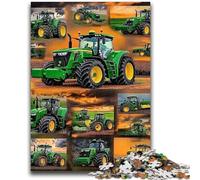 Puzzles pour Adultes 1000 pièces Puzzle Tracteur Collage Soulagement du Stress Défi Difficile Idéal comme Cadeau pour Toute la Famille 38x26cm