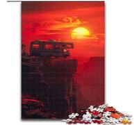 Puzzles pour Adultes 1000 pièces Puzzle « Une Vue de l'enfer » en Bois, Casse-tête Stimulant pour Adolescents et familles 1000 pièces(50x75cm)