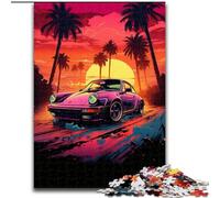 Puzzles pour Adultes 1000 pièces Puzzle Voiture de Sport néon Activité familiale Amusante, défi cérébral, Cadeau Parfait pour Adolescent (Taille : 26x38cm)